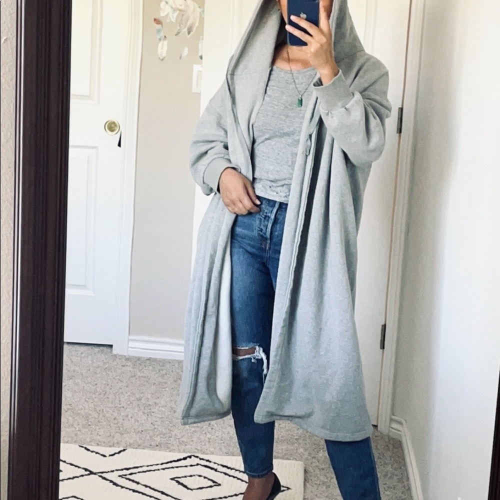 NANING9 Oversized Long Coat